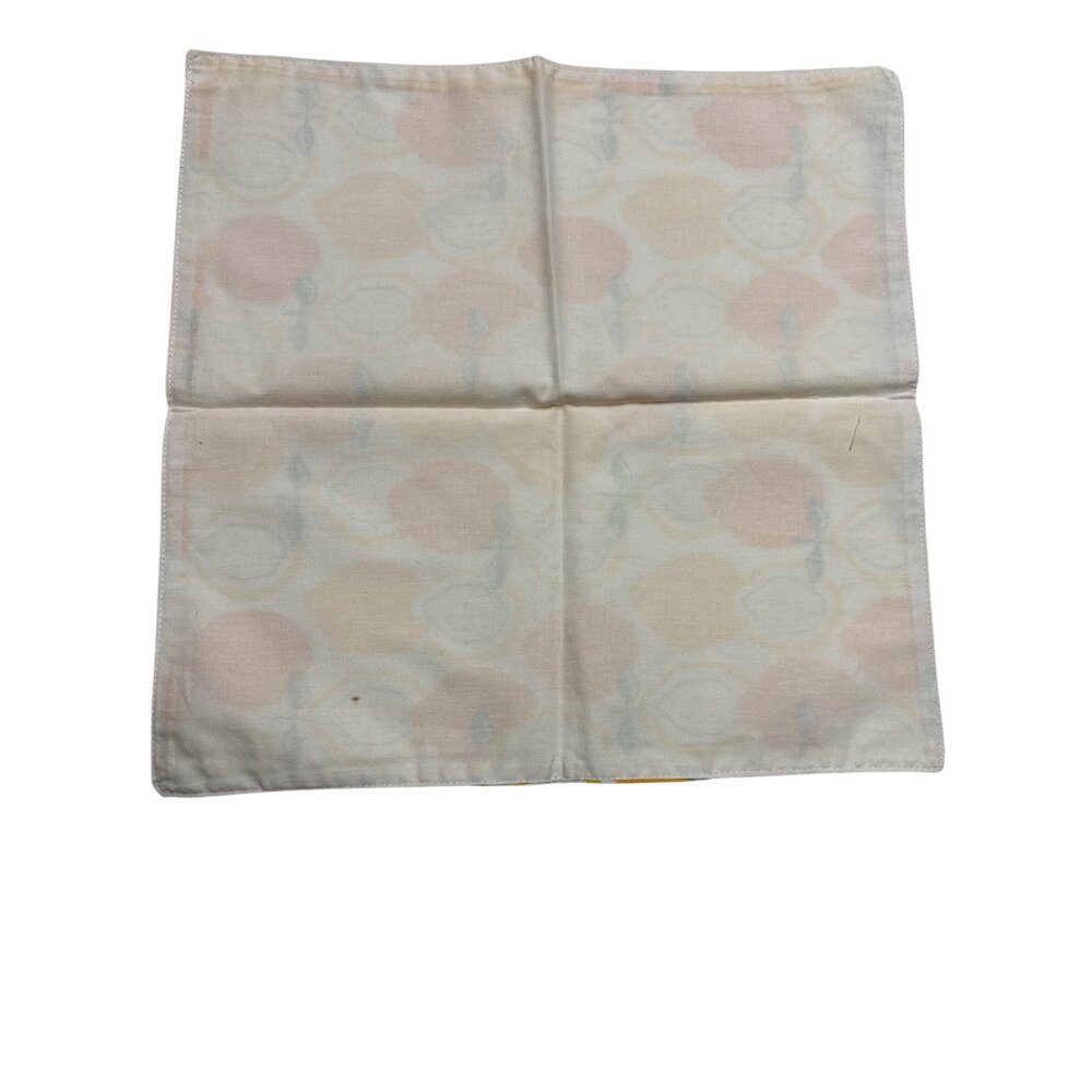 Set Of 7 Alexander Henry Juicy Lemon Napkins 13"x13" Cotton Square - Picture 8 of 10
